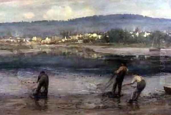 Kirkcudbright Oil Painting by William Stewart MacGeorge