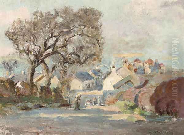 Kirkcudbright from Barrhill Oil Painting by William Stewart MacGeorge