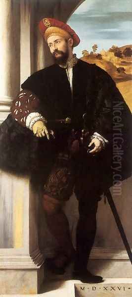 Portrait of a Gentleman Oil Painting by Moretto Da Brescia