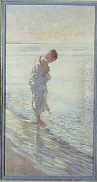 The Sea Hath its Pearls Oil Painting by William Henry Margetson