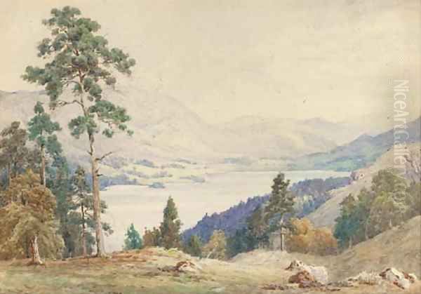 Head of Ullswater Oil Painting by Elliot Henry Marten