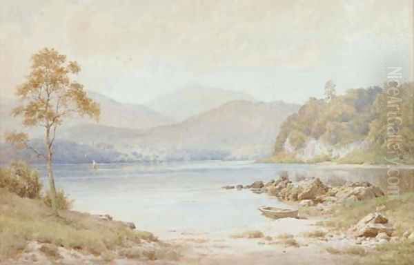 Derwentwater, Keswick Oil Painting by Elliot Henry Marten