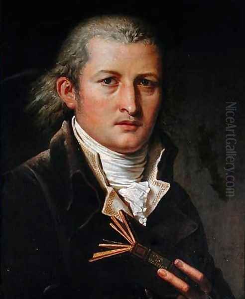 Portrait of Edward Jenner Oil Painting by Charles Meynier