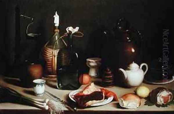 A Still Life Oil Painting by Carlo Magini