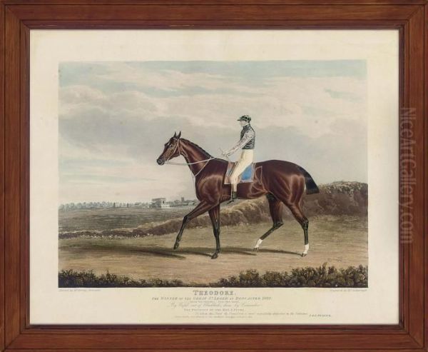 Reveller, The Winner Of The Great St. Leger At Doncaster Oil Painting by John Frederick Herring Snr