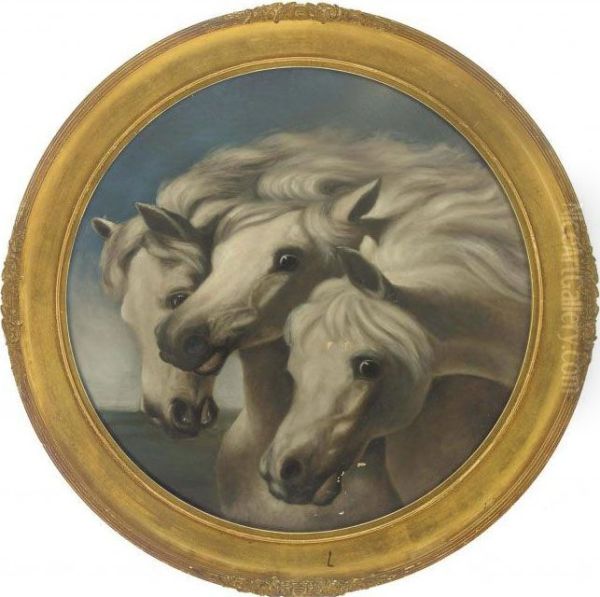 The Pharaoh's Horses Oil Painting by John Frederick Herring Snr