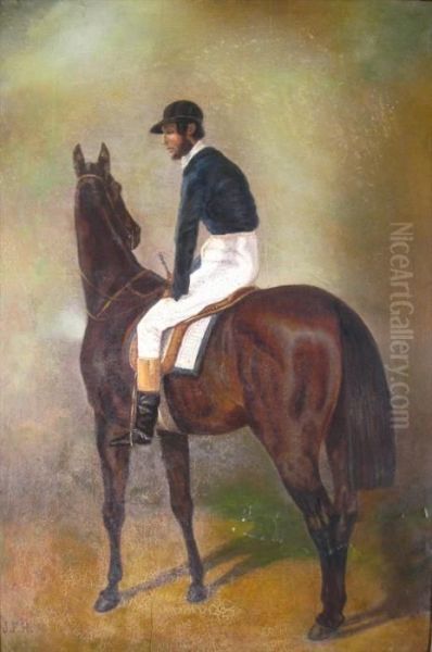 Equestrianportrait Oil Painting by John Frederick Herring Snr