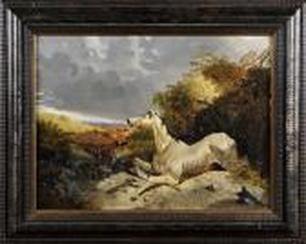 Le Cheval Egare Oil Painting by John Frederick Herring Snr