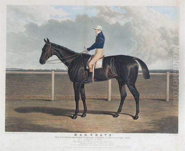 Matilda, Winner Of The St. Leger Stakes Oil Painting by John Frederick Herring Snr