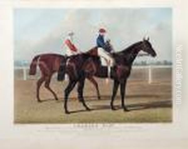 Charles Xii, The Winner Of The Great St. Leger Stakes Oil Painting by John Frederick Herring Snr