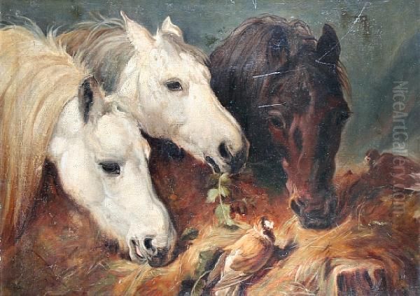 The Best Of Friends Oil Painting by John Frederick Herring Snr