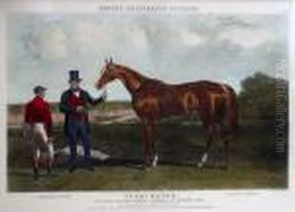 Winner Of The Derby Stakes At Epsom Oil Painting by John Frederick Herring Snr