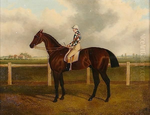 'rockingham', With Jockey Up, Winner Of St Leger 1833 Oil Painting by John Frederick Herring Snr