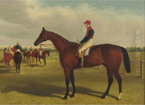 Property From A Private Collection
 

 
 
 

 
 Don John, Winner Of The St. Leger, 1838 And The St. Leger, 1839 Oil Painting by John Frederick Herring Snr