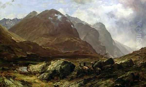 Glencoe 1864 Oil Painting by Horatio McCulloch