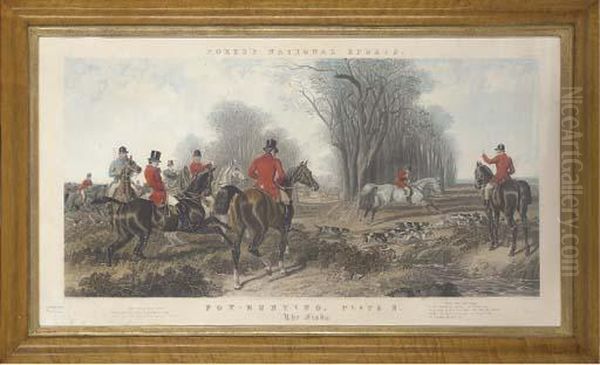 Fox-hunting Oil Painting by John Frederick Herring Snr