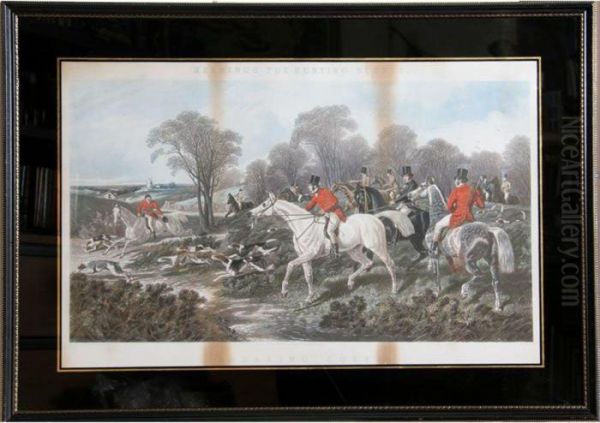 Breaking Cover Oil Painting by John Frederick Herring Snr