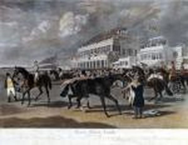 Grandstand Oil Painting by John Frederick Herring Snr