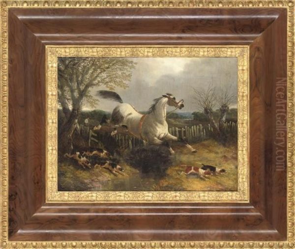 The Runaway Horse Oil Painting by John Frederick Herring Snr