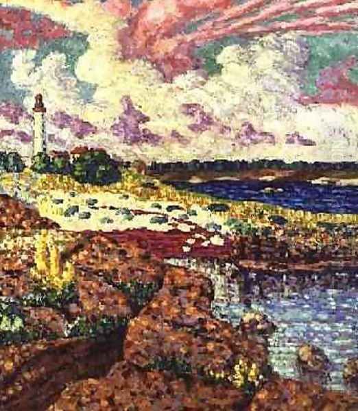 The Lighthouse at Vilsandi 1913-14 Oil Painting by Konrad Magi