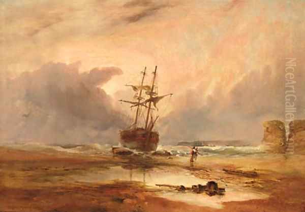 After the storm Oil Painting by Alfred Montague