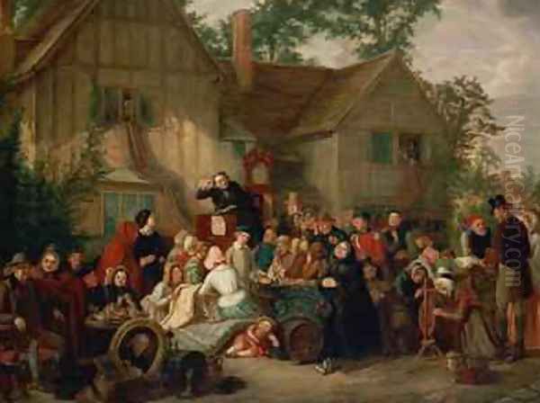 A Country auction Oil Painting by William MacDuff