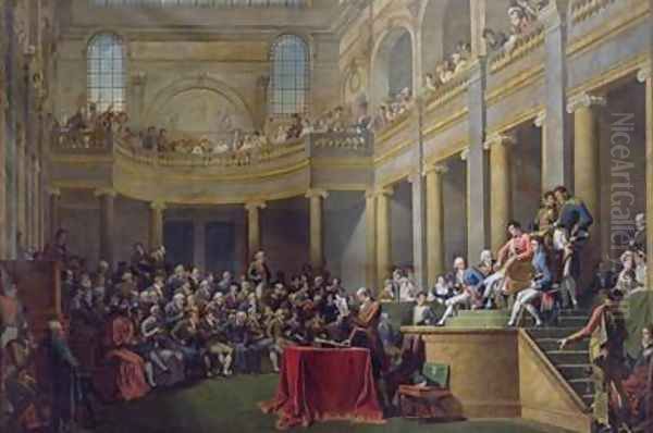 The Committee of Lyon 26th January 1802 1808 Oil Painting by Nicolas Andre Monsiau