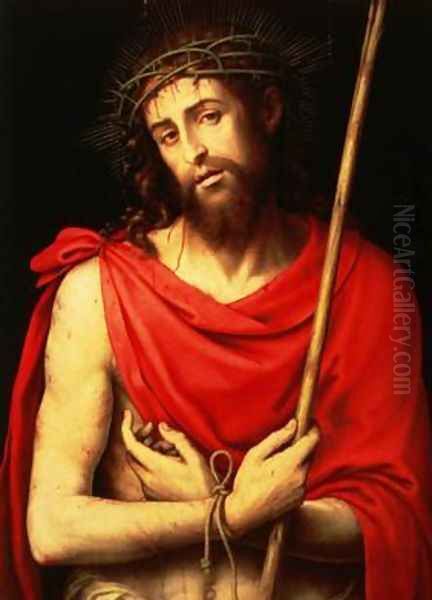 Ecce Homo Oil Painting by Vicente Juan (Juan de Juanes) Macip