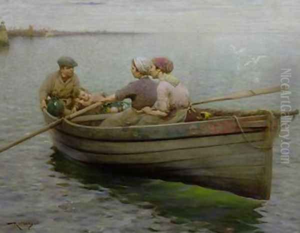 Rowing the Boat Oil Painting by Robert McGregor