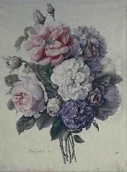 Roses Oil Painting by Marie-Anne