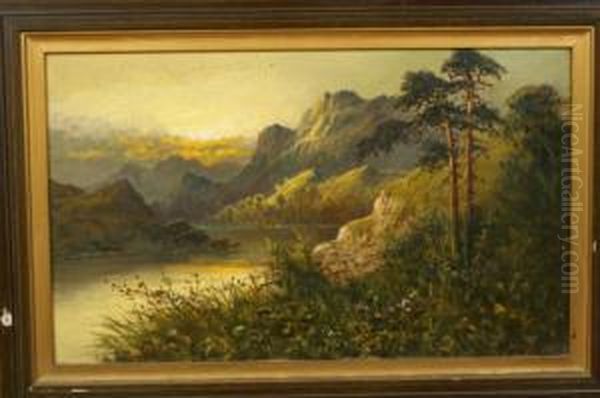 Highland Solitude Oil Painting by Frank Hider