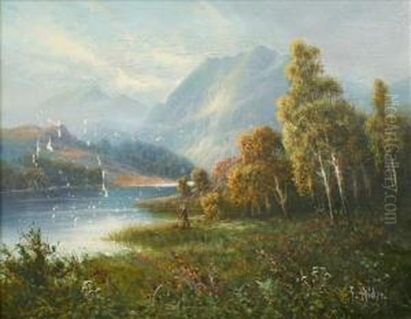 The Waning Of Theyear Oil Painting by Frank Hider