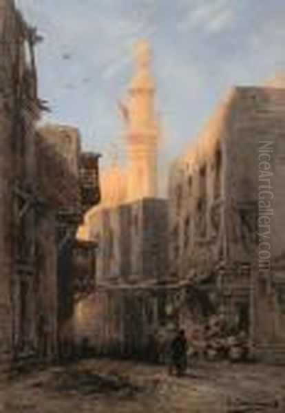 Il Cairo Oil Painting by Eduard Hildebrandt