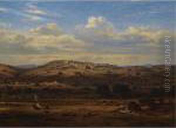 Bethlehem Oil Painting by Eduard Hildebrandt