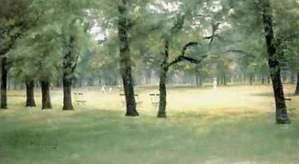 Kensington Gardens 2 Oil Painting by Paul Fordyce Maitland