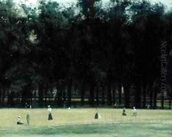 Kensington Gardens Oil Painting by Paul Fordyce Maitland