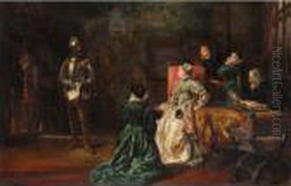 The Arrest Oil Painting by Robert Alexander Hillingford