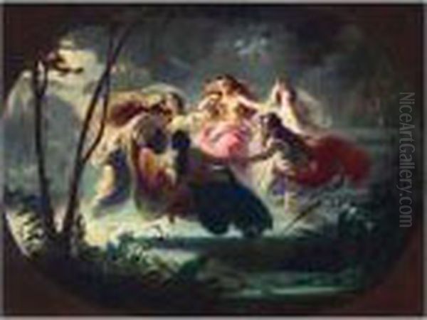 The Fairy Dance Oil Painting by Robert Alexander Hillingford