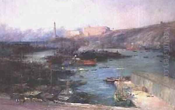 Genoa Oil Painting by John MacWhirter