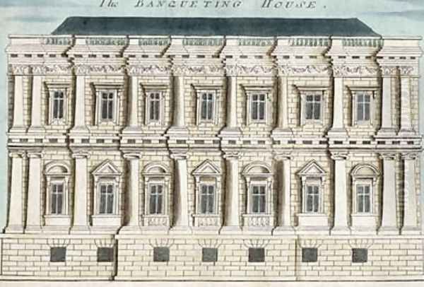 Banqueting House Whitehall Oil Painting by Robert Morden