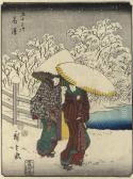 The Complete Oil Painting by Utagawa or Ando Hiroshige