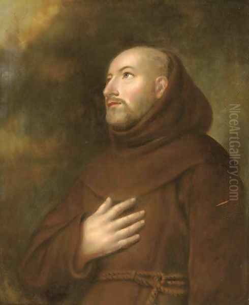 Saint Ignatius Loyola Oil Painting by Bartolome Esteban Murillo