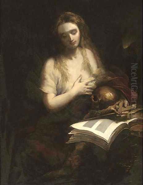 The Penitent Magdalen Oil Painting by Bartolome Esteban Murillo