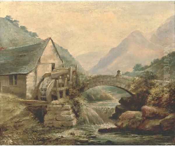 Near Carnarvon, North Wales Oil Painting by William Henry Mander