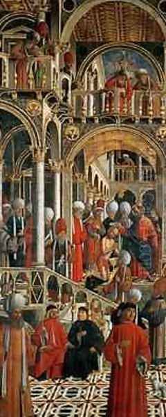 The Baptism of St Anianus by St Mark Oil Painting by Giovanni di Niccolo Mansueti