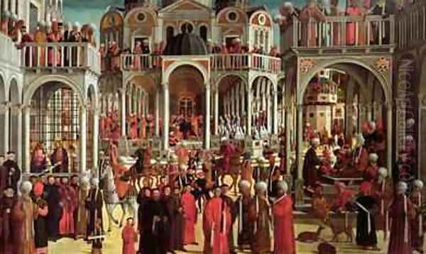 Episodes from the Life of Saint Mark Oil Painting by Giovanni di Niccolo Mansueti