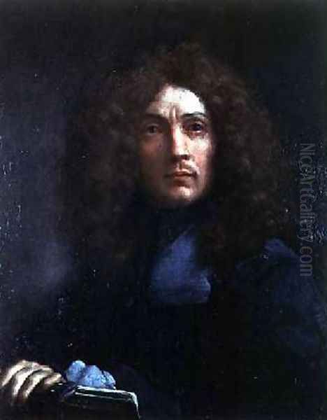 Self Portrait Oil Painting by Carlo Maratta or Maratti