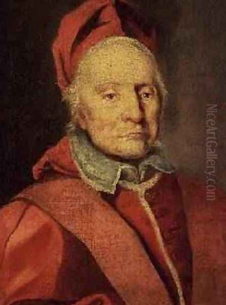 Pope Clement XI 1649-1721 Oil Painting by Carlo Maratta or Maratti