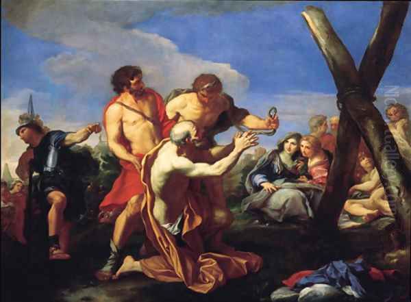 Saint Andrew led to the Cross of Martyrdom Oil Painting by Carlo Maratta or Maratti