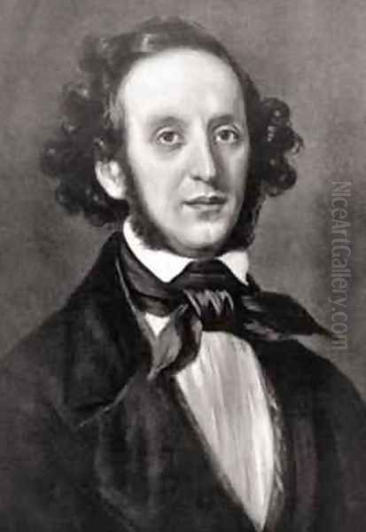 Felix Mendelssohn Oil Painting by Magnus, Eduard